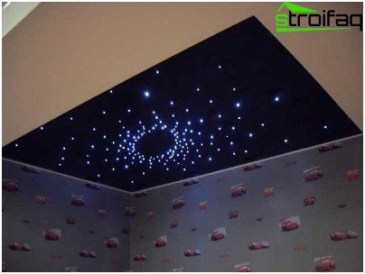 Caratteristiche tratto soffitto della scelta nella camera dei bambini
