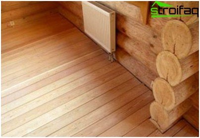 Pavimenti in legno: piano di posa tecniche con le mani conveniente e ... Pavimento in tavole di legno