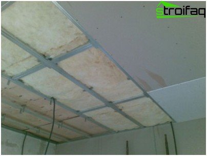Guida: come fare un controsoffitto con le proprie mani, senza ... Struttura per cartongesso soffitto
