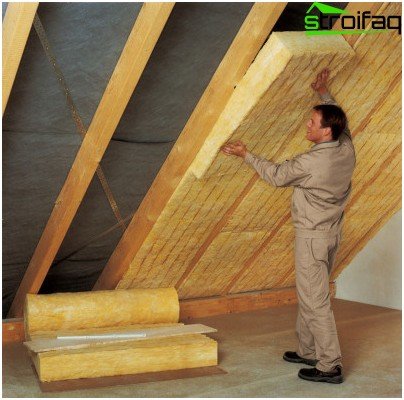 Grundläggande regler för isolering av lutade tak