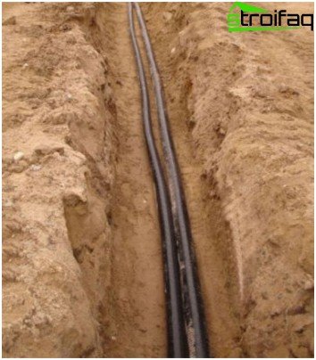 Hur man lägger en kabel i en dike