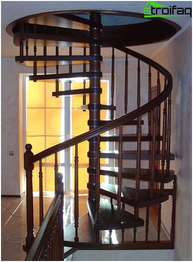 Spiralformig trappuppgång - som konst
