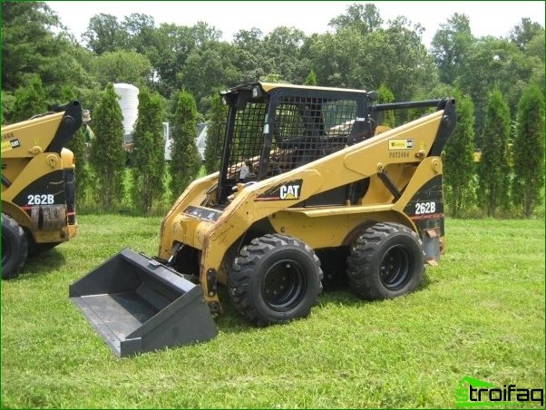 Caterpillar lastare: omfattning, fördelar, funktioner