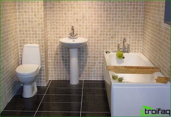 Designa en liten toalett - vad du behöver komma ihåg?