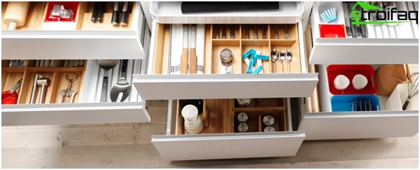 Hyllor och lådor i köksmöbler från Ikea - 3