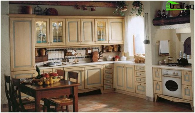 Konyha stílusában provence photo 80 ötletek konyhai belsőépítészeti Konyha fal