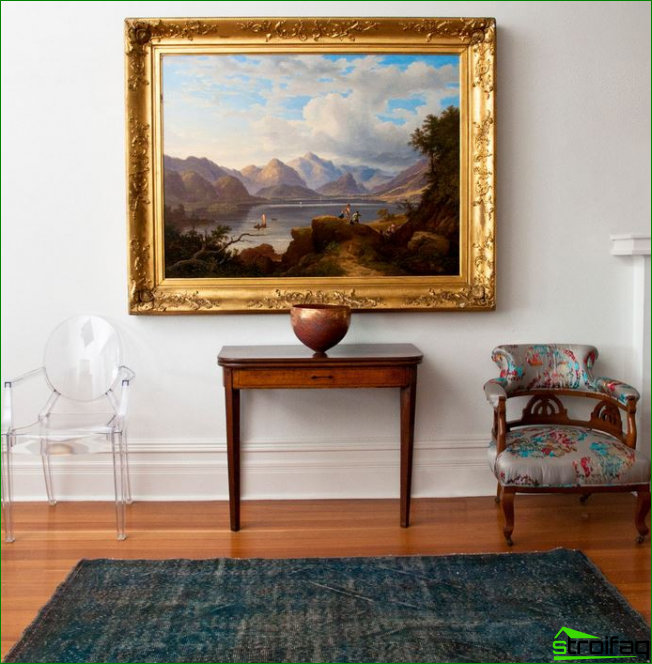 Den ursprungliga målningen, handritad av konstnären, har en speciell energi och skapar en gynnsam atmosfär