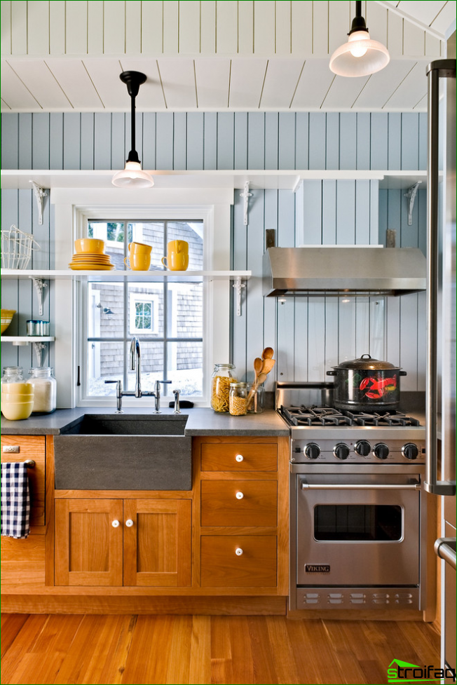 Kitchen without upper cabinets: 75+ amazing functional ideas