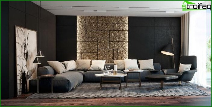 A design a nappali 2017 ben: a fotó a modern ötletek és újÃtások