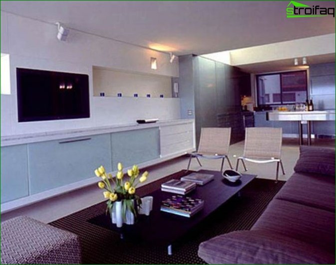Foto av design av lägenhet för fusionstudio