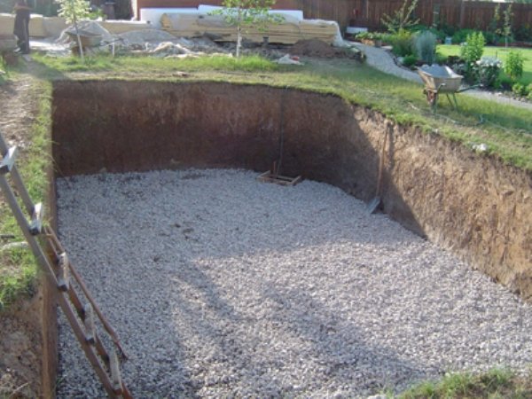 Foundation foundation pit