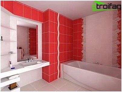 Fotoeksempel på badeværelsets design