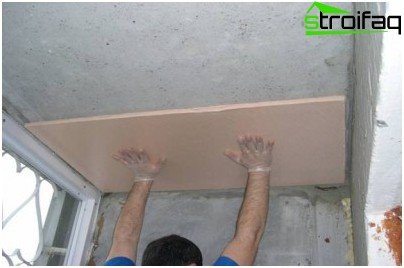 Ceiling insulation