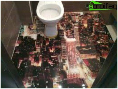 Sådan udfyldes badeværelse gulvet