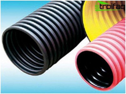 Corrugated pipes are easy to install