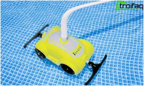Underwater vacuum cleaner for automatic pool cleaning