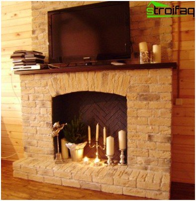 Artificial fireplace