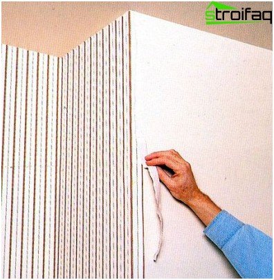 كيفية ورق الجدران الزوايا الخارجية مع ورق الحائط