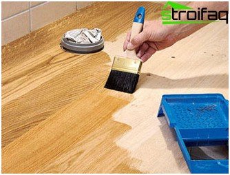 We make a wooden floor in the bathroom. Step-by-step instruction