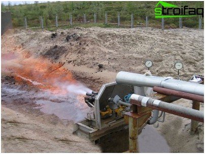 Afvalwaterverbranding met een flare-unit