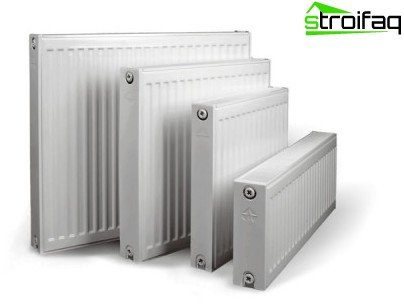 Panel radiatorer