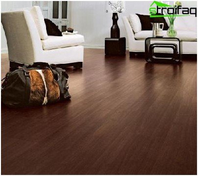 The purpose of the room is the main criterion when choosing a floor covering