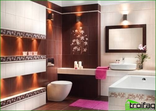 Kombinovaný design koupelny