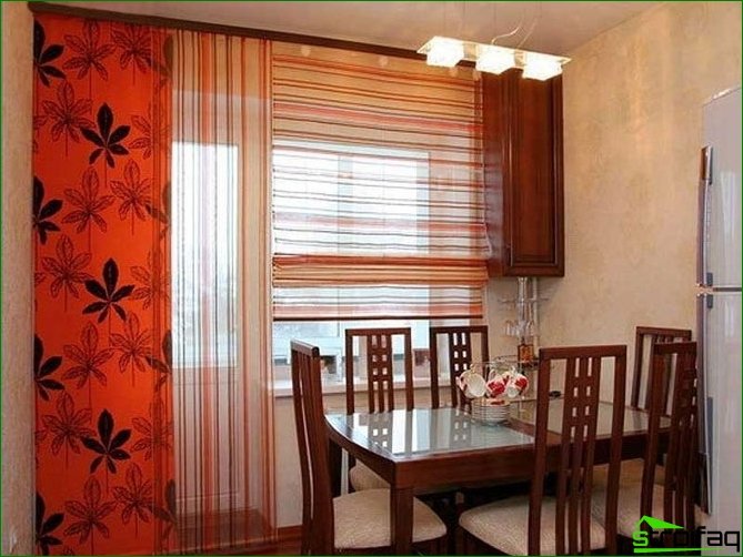 Diseño de cortinas y características interiores