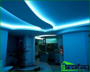 Réparation de plafond: éclairage intérieur LED