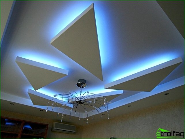 Ceiling repair: LED interior lighting