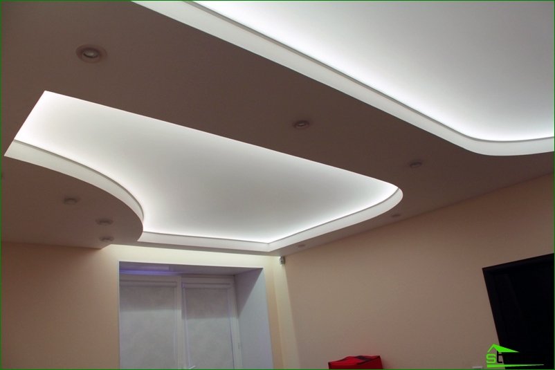 Oprava stropu: vnitřní osvětlení LED