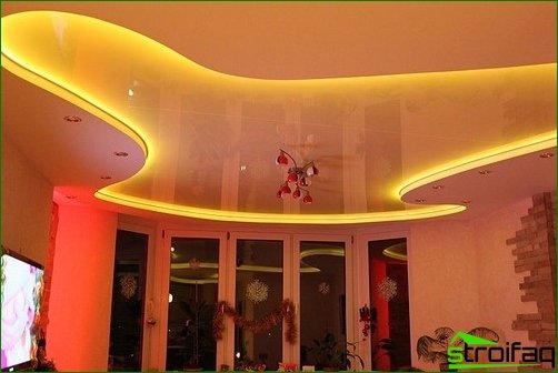 Ceiling repair: LED interior lighting