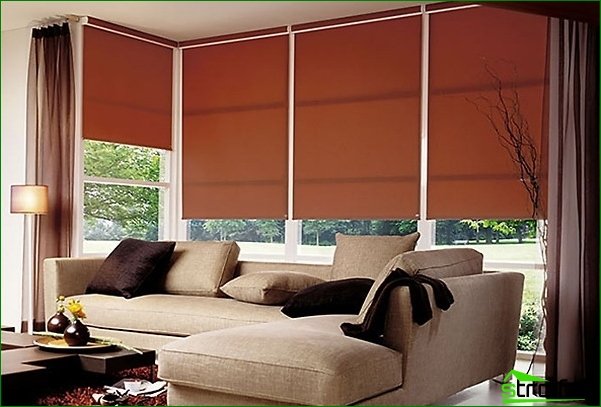 Roller blinds: convenient, practical, aesthetically pleasing