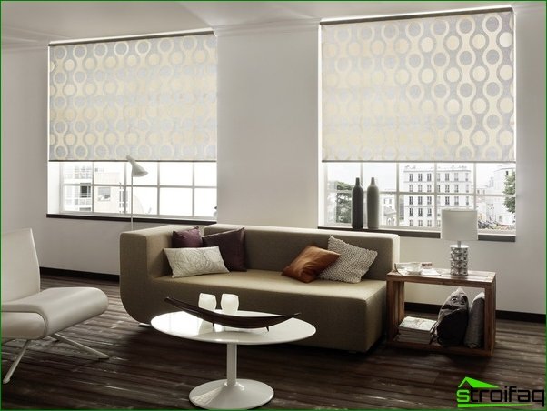 Roller blinds: convenient, practical, aesthetically pleasing