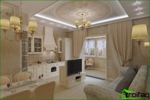 Klasický styl v interiéru bytu