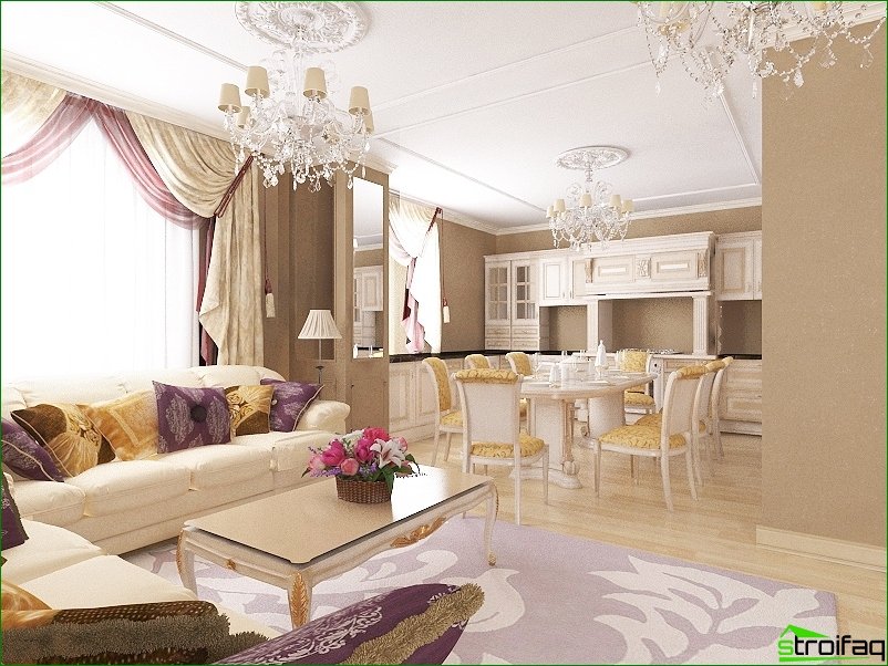 Klasický styl v interiéru bytu