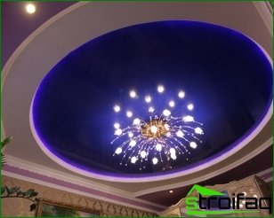 Характеристики на осветлението на опънати тавани