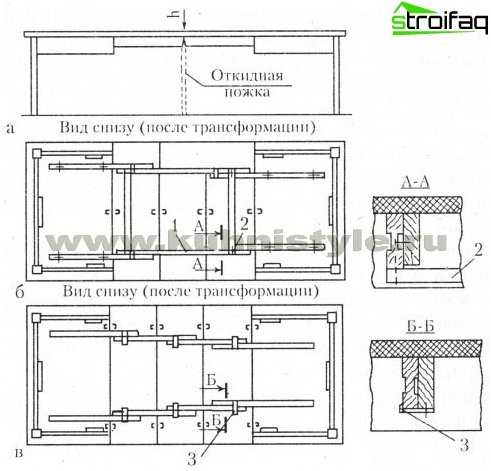 Dining table drawing - 5