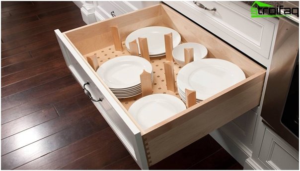 Dividers for drawers in kitchen furniture from Ikea - 5