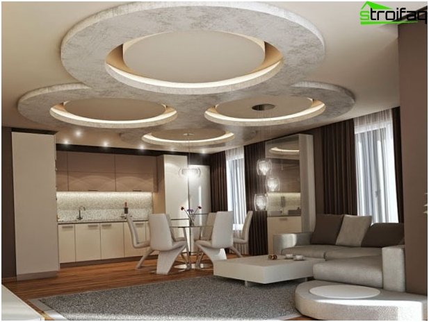 Design del soffitto a secco