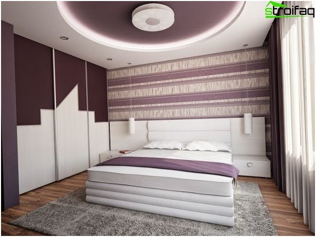 Design del soffitto in camera da letto