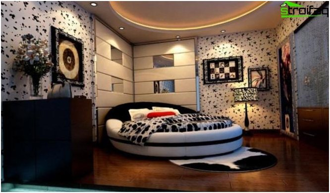 Design del soffitto in camera da letto
