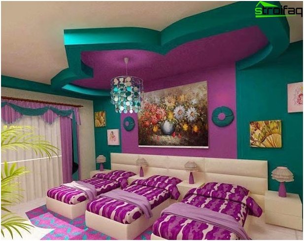 Ceiling design kids room