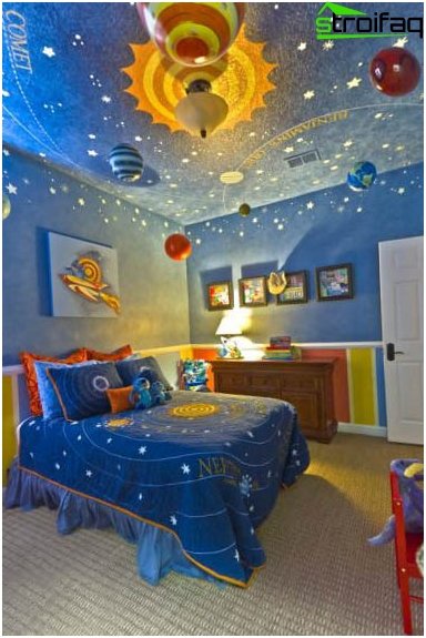 Ceiling design kids room