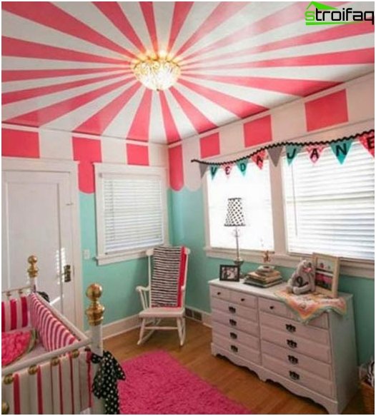 Ceiling design kids room