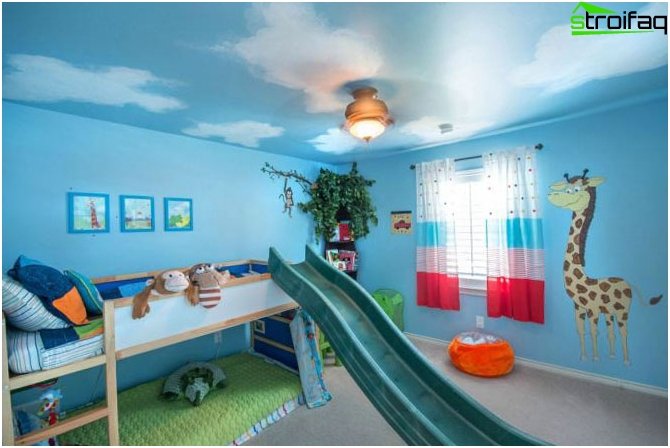 Ceiling design kids room