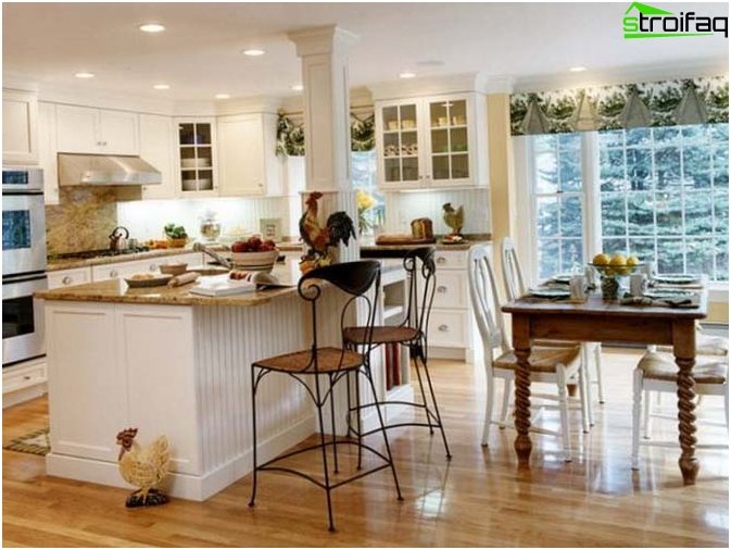 Country style kitchen design