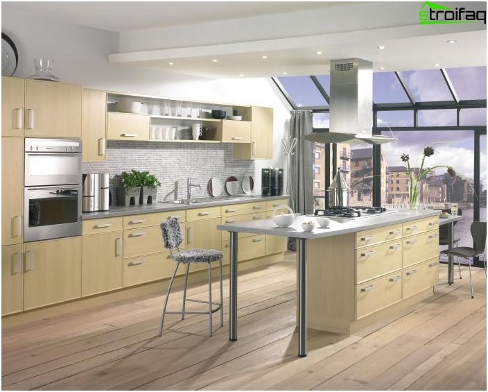 Design of a kitchen in a private house 2