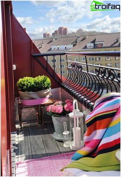 Design of a balcony - 50 best photos, interior design of a balcony and ...