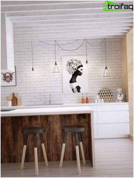 Kitchen design 9 sq m 12